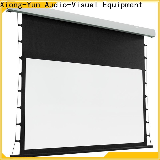 XY Screens tab tensioned projector screen supplier for living room