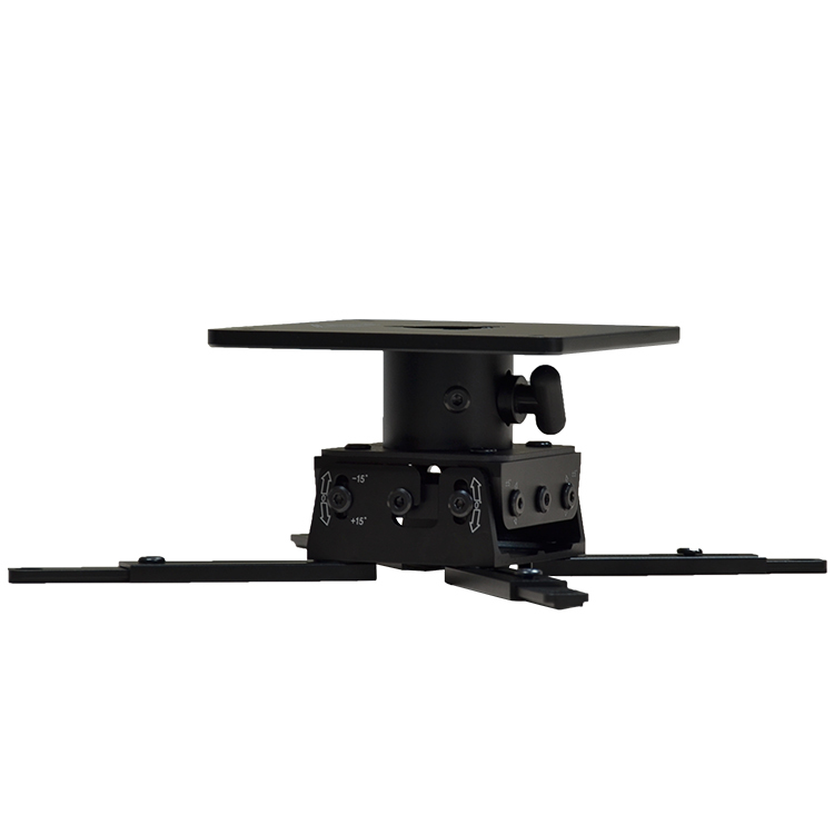 XY Screens ceiling video projector mount customized for television