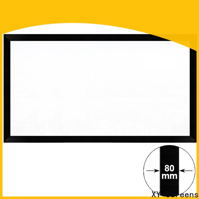 XY Screens home theater projector screen personalized for home