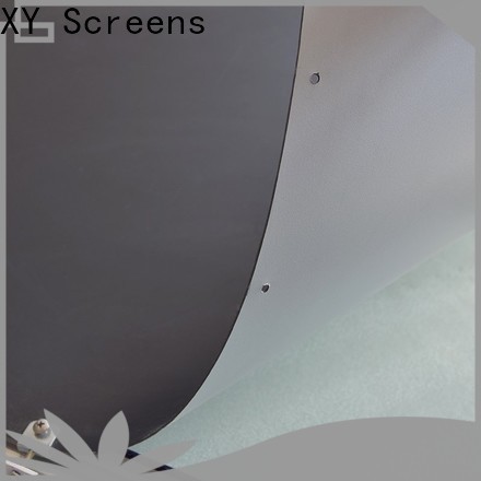 XY Screens hard screen front and rear fabric with good price for motorized projection screen