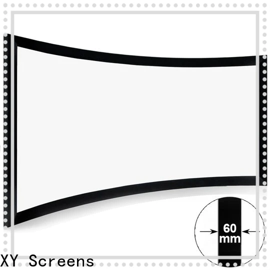 curved curved home theater screen supplier for household