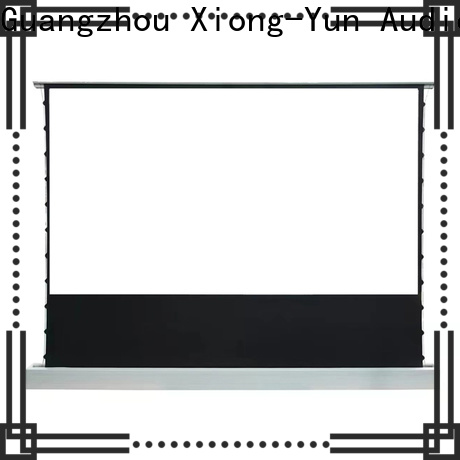XY Screens floor rising screen design for indoors