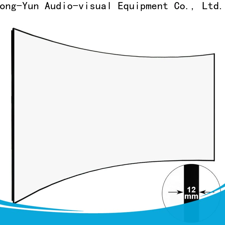 XY Screens curved curved home theater screen supplier for movies