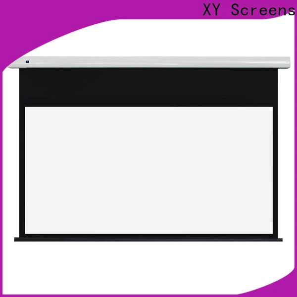 XY Screens fixed projector screen inquire now for living room