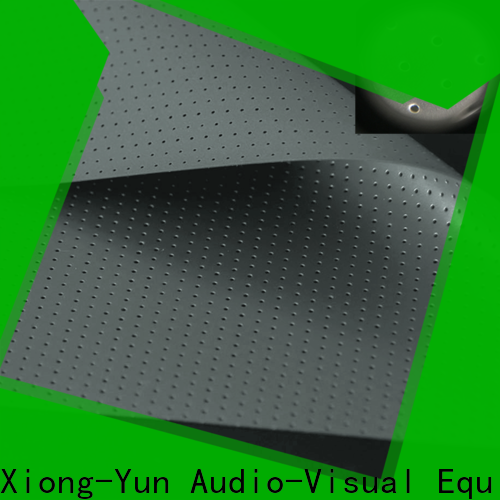 XY Screens perforating acoustic absorbing fabric from China for thin frame projector screen