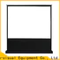 white pull up projector screen factory for household