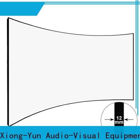 XY Screens slim Home Entertainment Curved Projector Screens supplier for movies