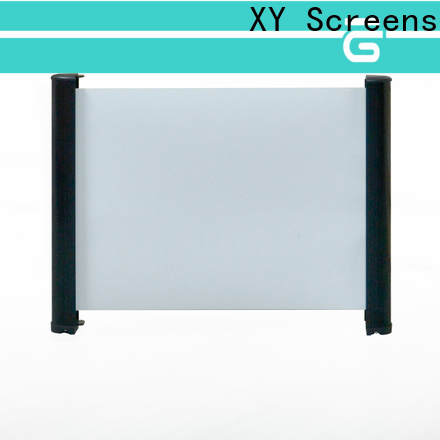 XY Screens projector screen size personalized for indoors