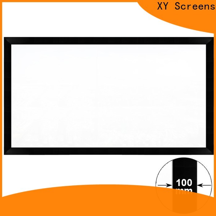 XY Screens retractable home projector screen series for home