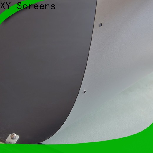 durable front and rear fabric design for projector screen