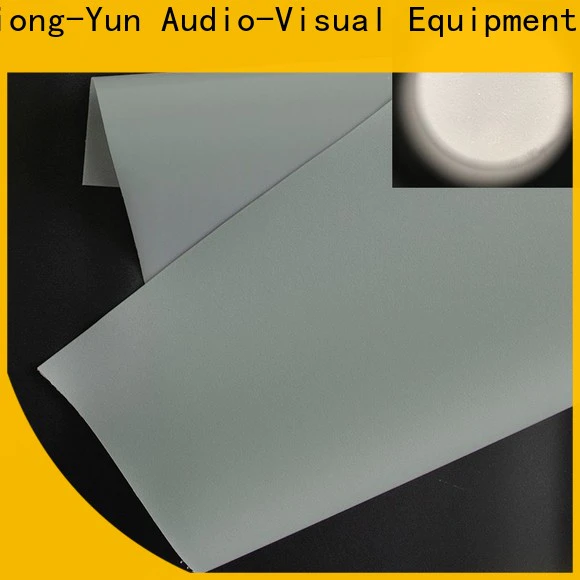 transparent rear projection fabric with good price for motorized projection screen
