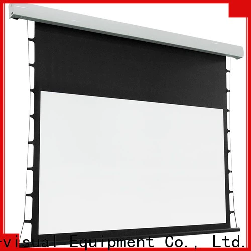 electric Home theater projection screen factory for indoors