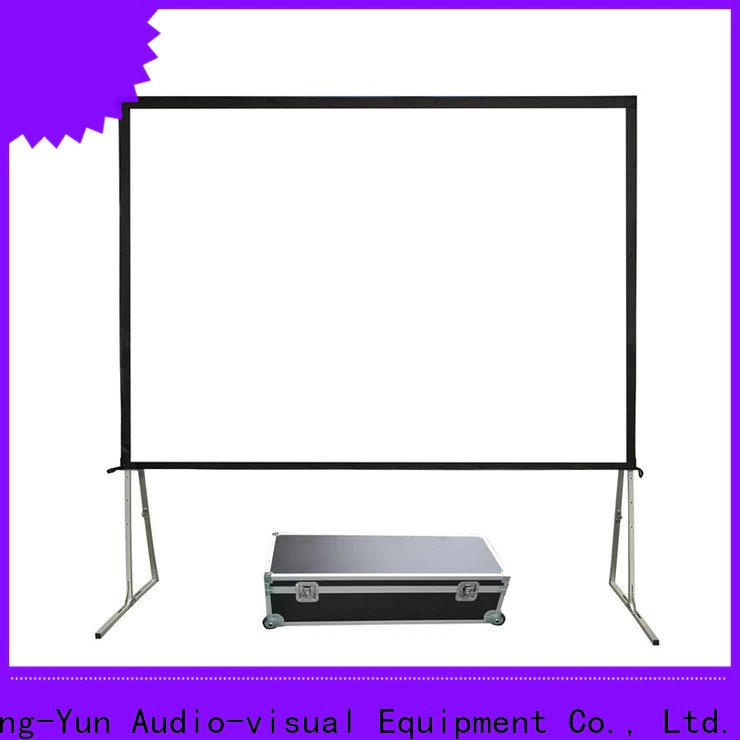 XY Screens retractable outdoor retractable projector screen supplier for public
