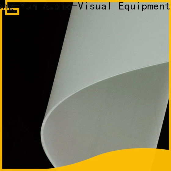 XY Screens rear projection fabric with good price for thin frame projector screen