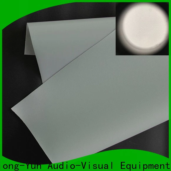 flexible rear projection fabric design for thin frame projector screen