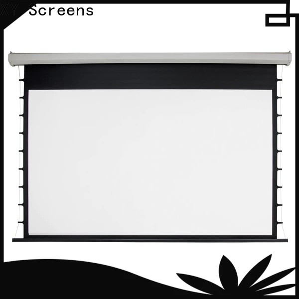 retractable motorized projector screen personalized for indoors