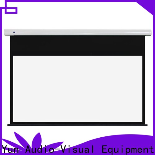 XY Screens motorised projector screen supplier for indoors