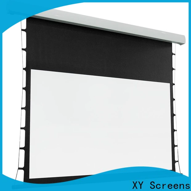 XY Screens theater screen design for living room