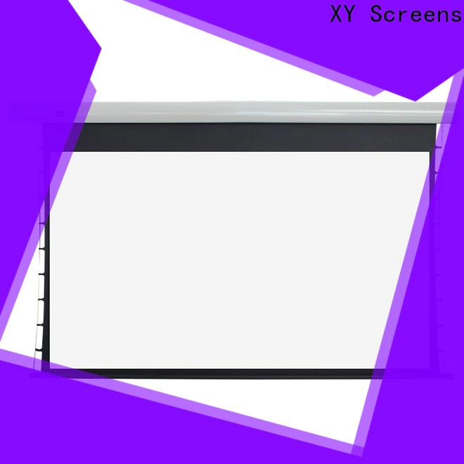 XY Screens theater projector screen design for indoors