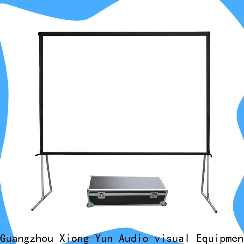 XY Screens outdoor pull down projector screen factory price for square