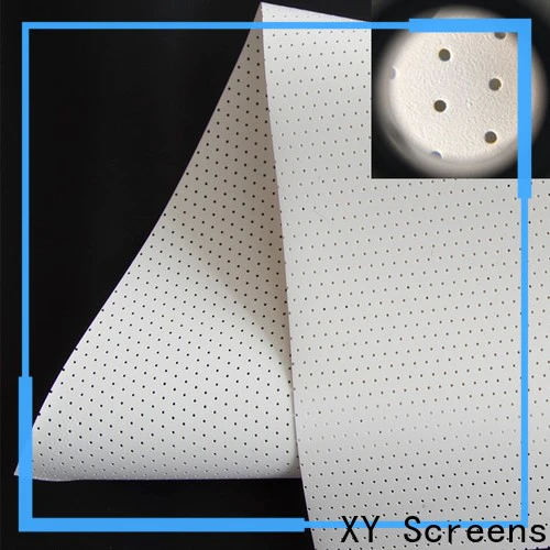 XY Screens Acoustically Transparent Fabrics manufacturer for fixed frame projection screen