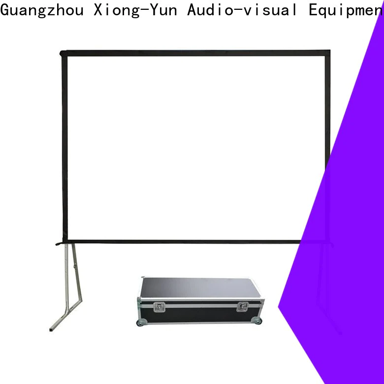 retractable outdoor projector screen factory price for public