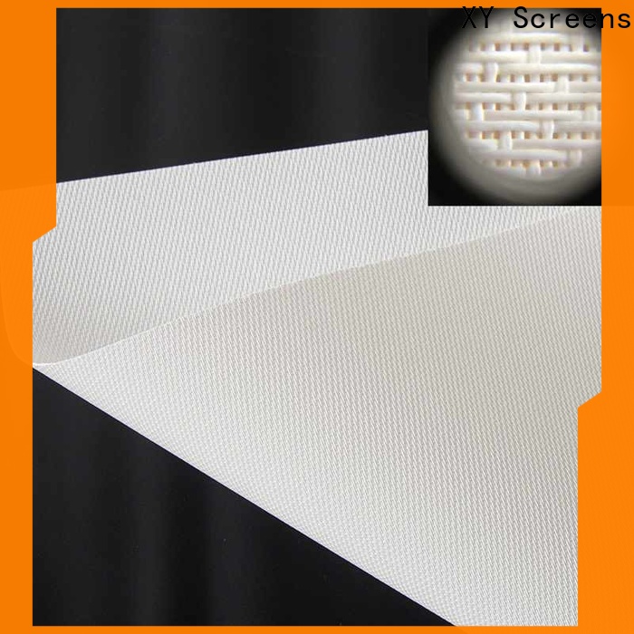 perforating acoustic screen material series for motorized projection screen