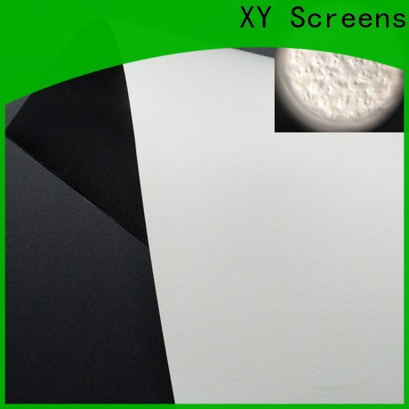 XY Screens durable front fabrics inquire now for fixed frame projection screen