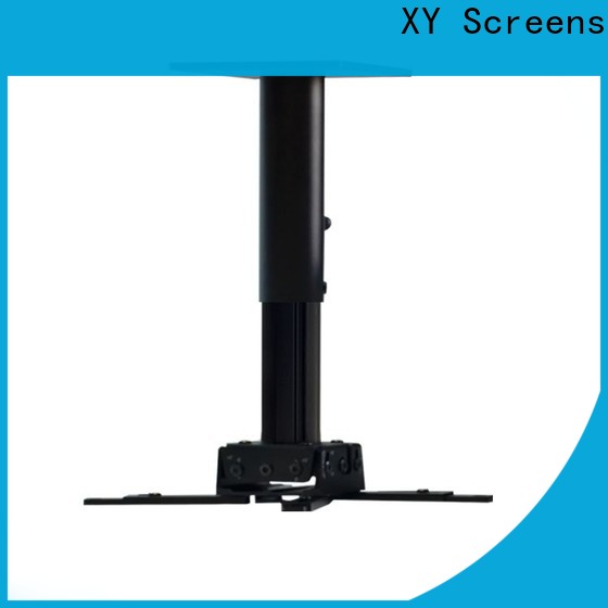 XY Screens universal projector mount customized for television