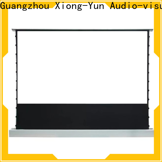 XY Screens manual portable pull up projector screen design for indoors