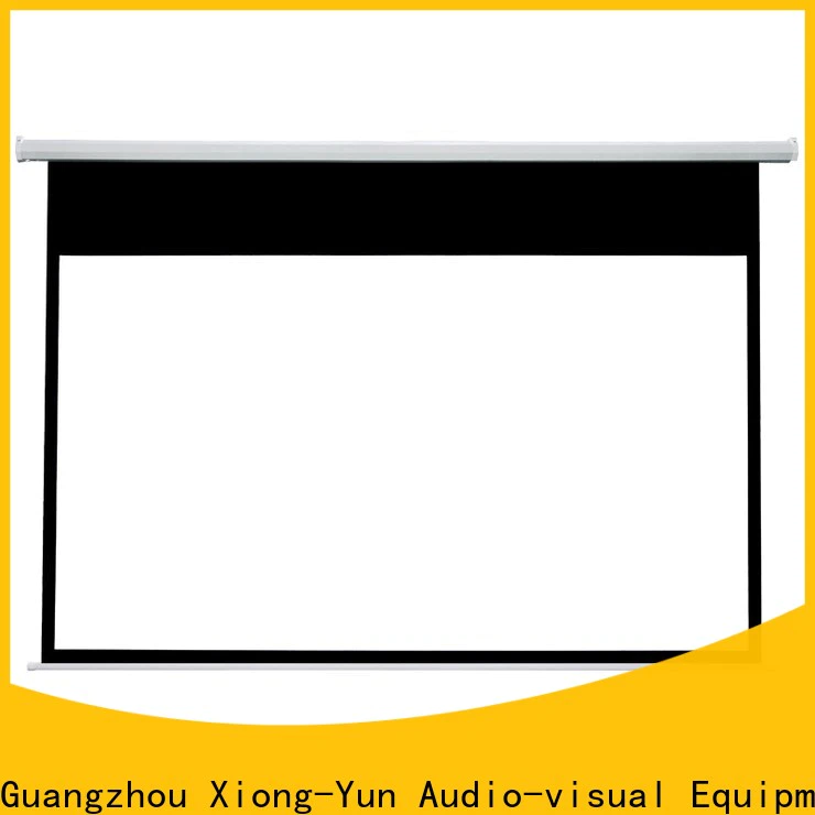 XY Screens Motorized Projection Screen personalized for theater