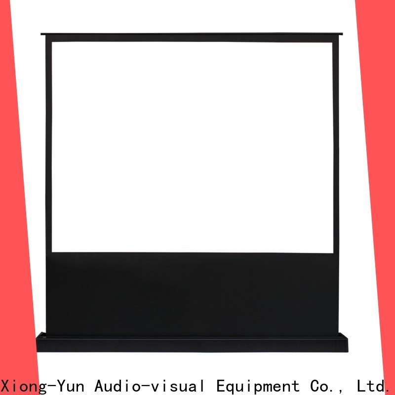 XY Screens pull up projector screen design for home
