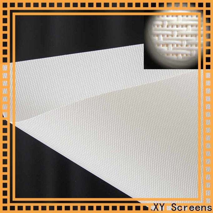 XY Screens perforating acoustic absorbing fabric manufacturer for projector screen
