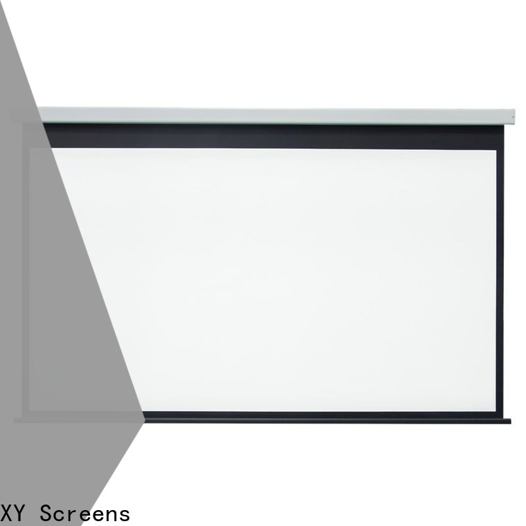 XY Screens curved motorized projector screen wholesale for theater