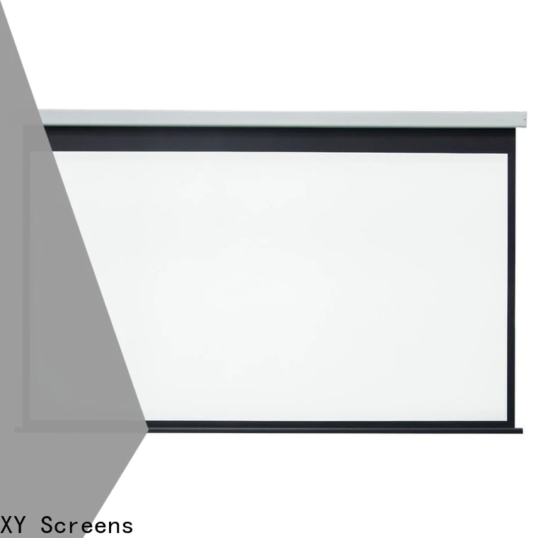 XY Screens curved motorized projector screen wholesale for theater