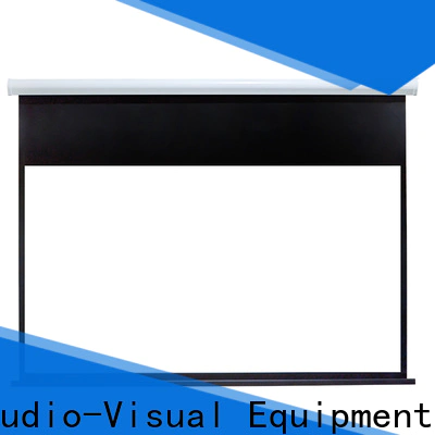 XY Screens curved motorized projector screen supplier for rooms