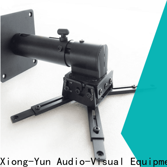 XY Screens mounted projector mount customized for television