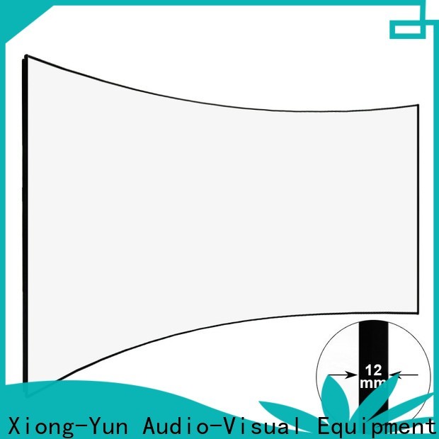 XY Screens mini curved projector screen supplier for household
