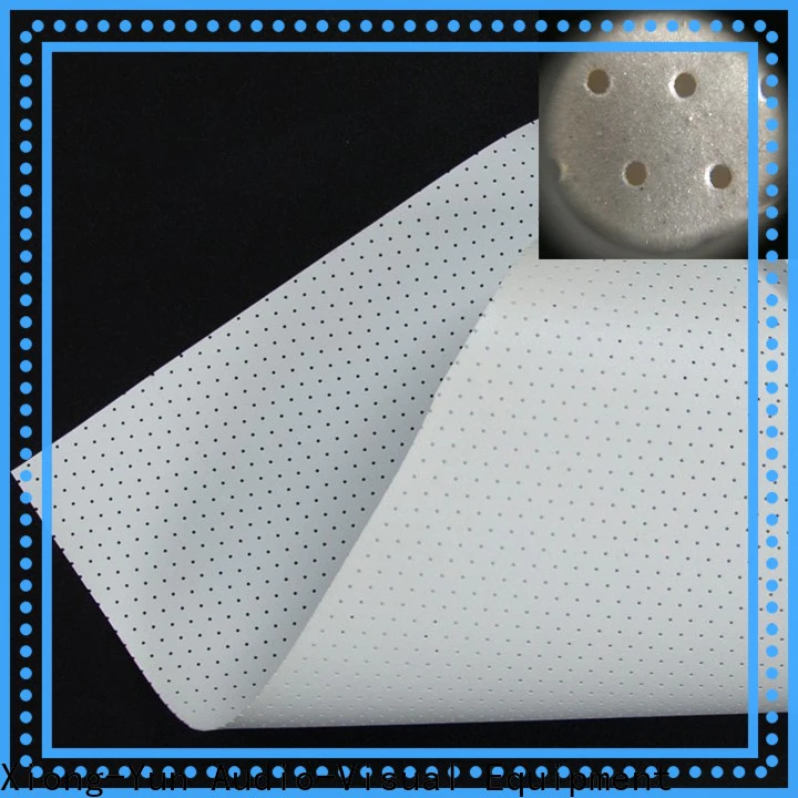 acoustically acoustic screen material customized for projector screen