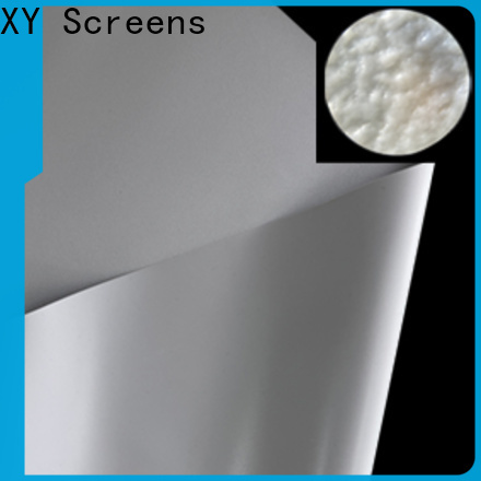XY Screens quality front and rear fabric with good price for motorized projection screen