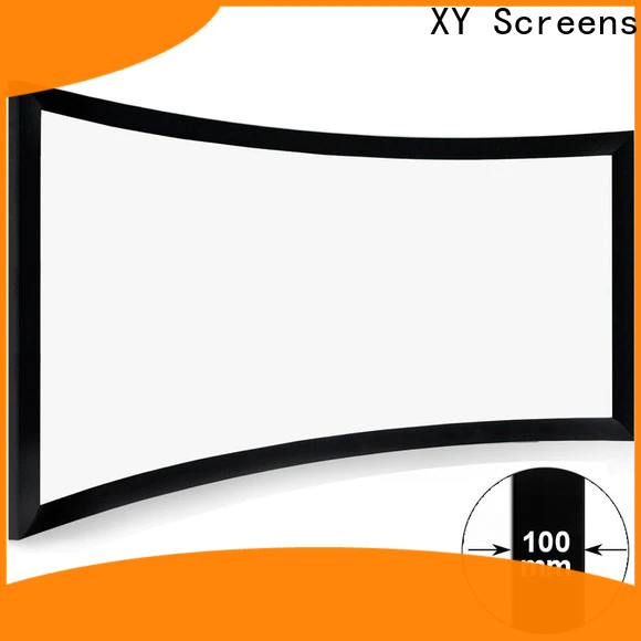 XY Screens curved cinema projector customized for home