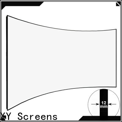 XY Screens mini Home Entertainment Curved Projector Screens factory price for household