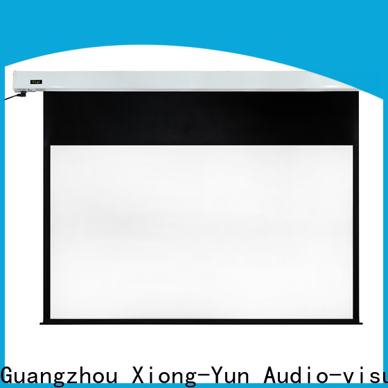 intelligent motorized projector screen supplier for theater