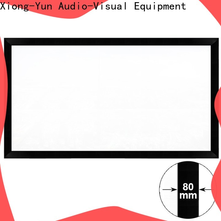 slim home theater projector screen factory price for theater