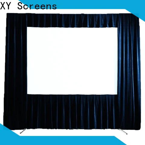 fast folding outdoor retractable projector screen personalized for park