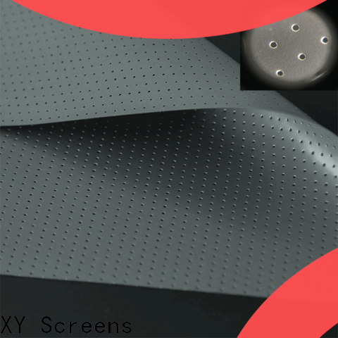 XY Screens acoustically transparent screen fabric directly sale for motorized projection screen