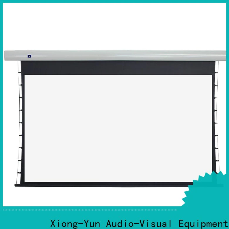 XY Screens intelligent Motorized Projection Screen factory price for rooms