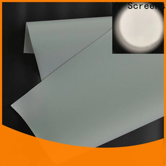 XY Screens flexible rear projection fabric inquire now for motorized projection screen
