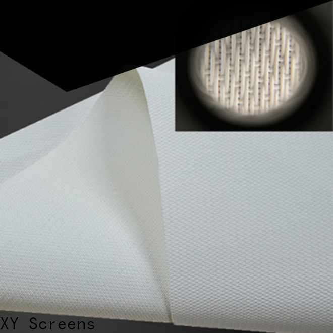 XY Screens acoustically transparent screen material series for projector screen