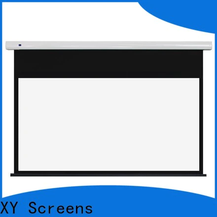 XY Screens intelligent electric projector screen factory price for theater